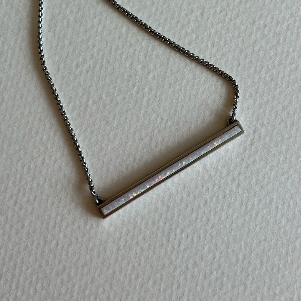 Kendra Scott  Kelsey Kyocera Opal Bar Necklace